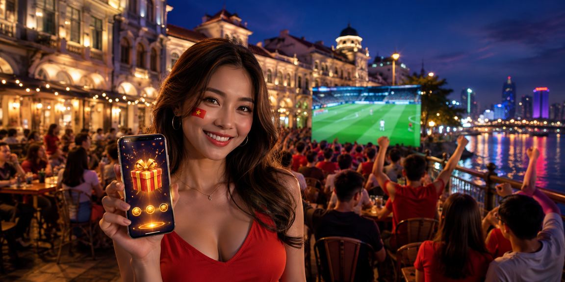 Người dùng Sài Gòn sử dụng điện thoại thông minh để theo dõi tiến trình vòng cược và quản lý voucher casino