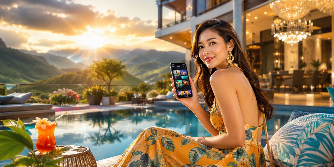 Người dùng vùng núi Sa Pa sử dụng ứng dụng di động để kiểm tra và kích hoạt voucher casino trực tuyến